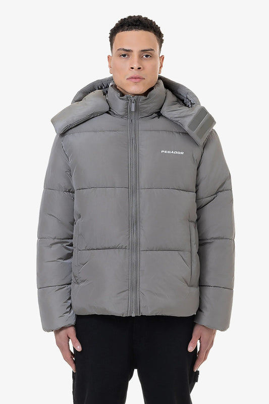 PEGADOR MARTEN CRUSHED PUFFER JACKET ROCK GREY ROCK GREY Bild 1