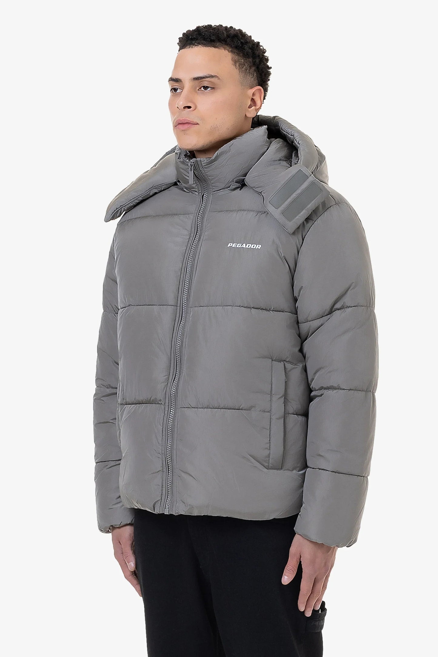PEGADOR MARTEN CRUSHED PUFFER JACKET ROCK GREY ROCK GREY Bild 2