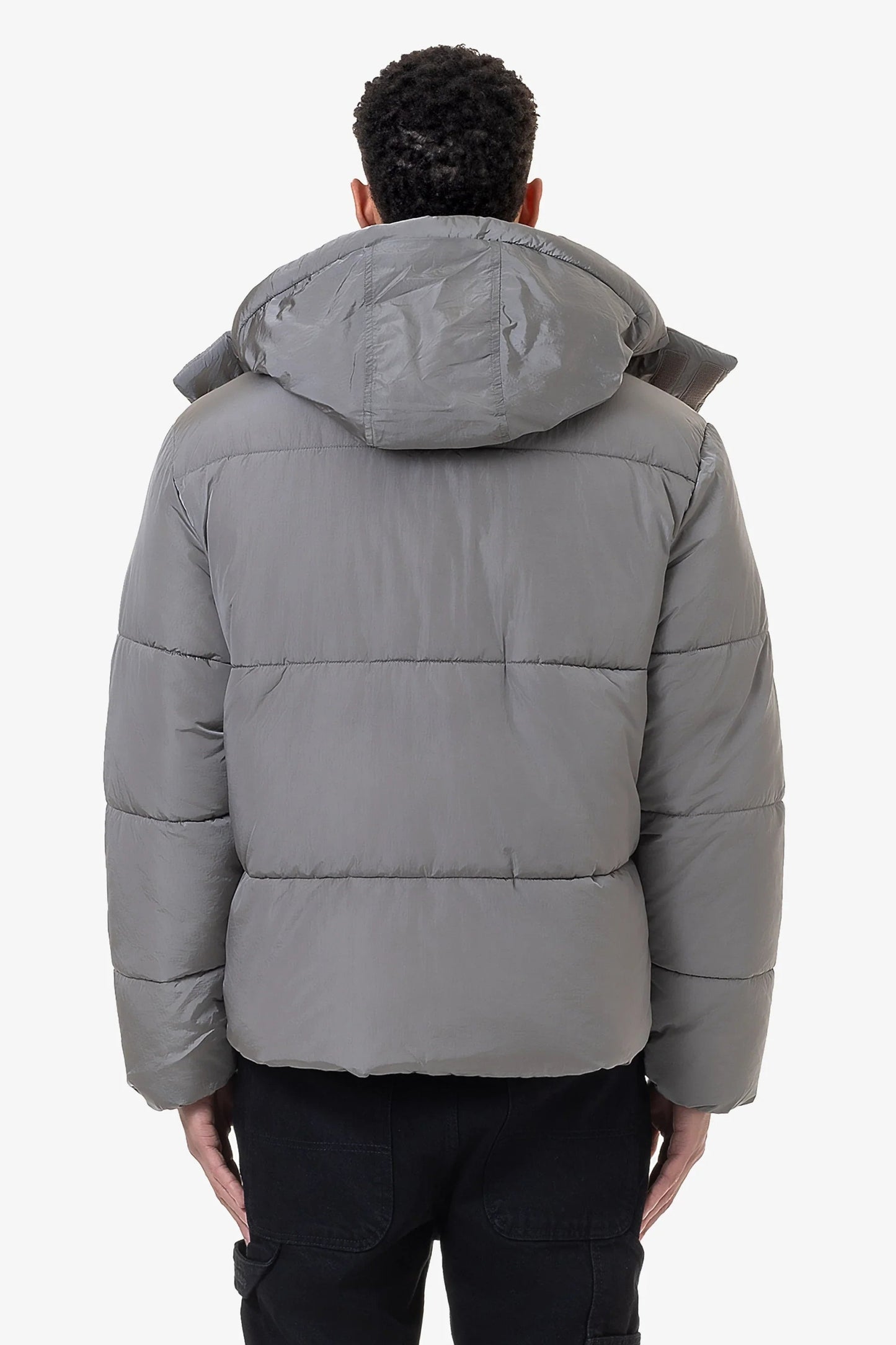 PEGADOR MARTEN CRUSHED PUFFER JACKET ROCK GREY ROCK GREY Bild 3