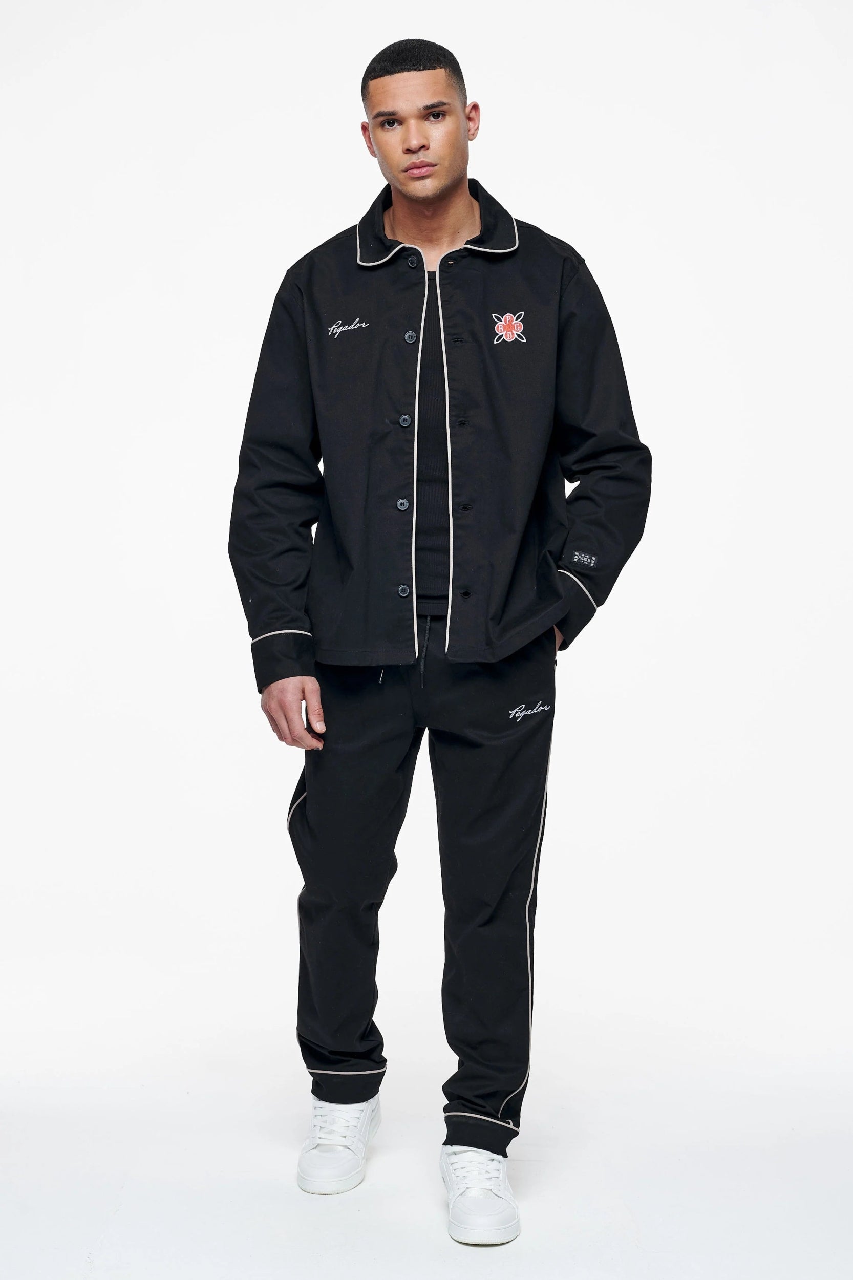 PEGADOR MAVIS TRACK PANTS BLACK BLACK Bild 2