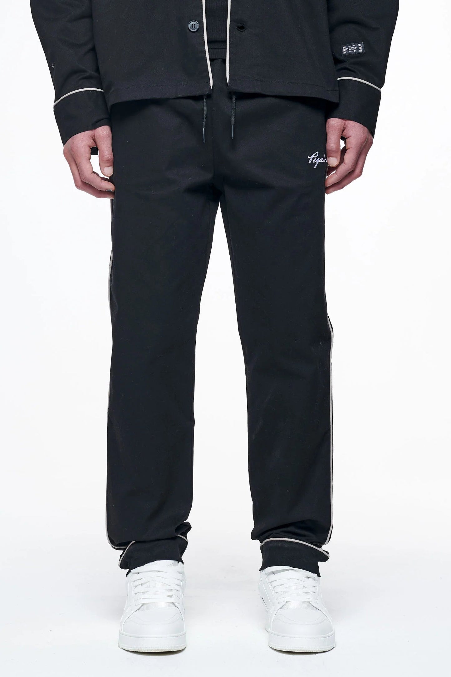 PEGADOR MAVIS TRACK PANTS BLACK BLACK Bild 4