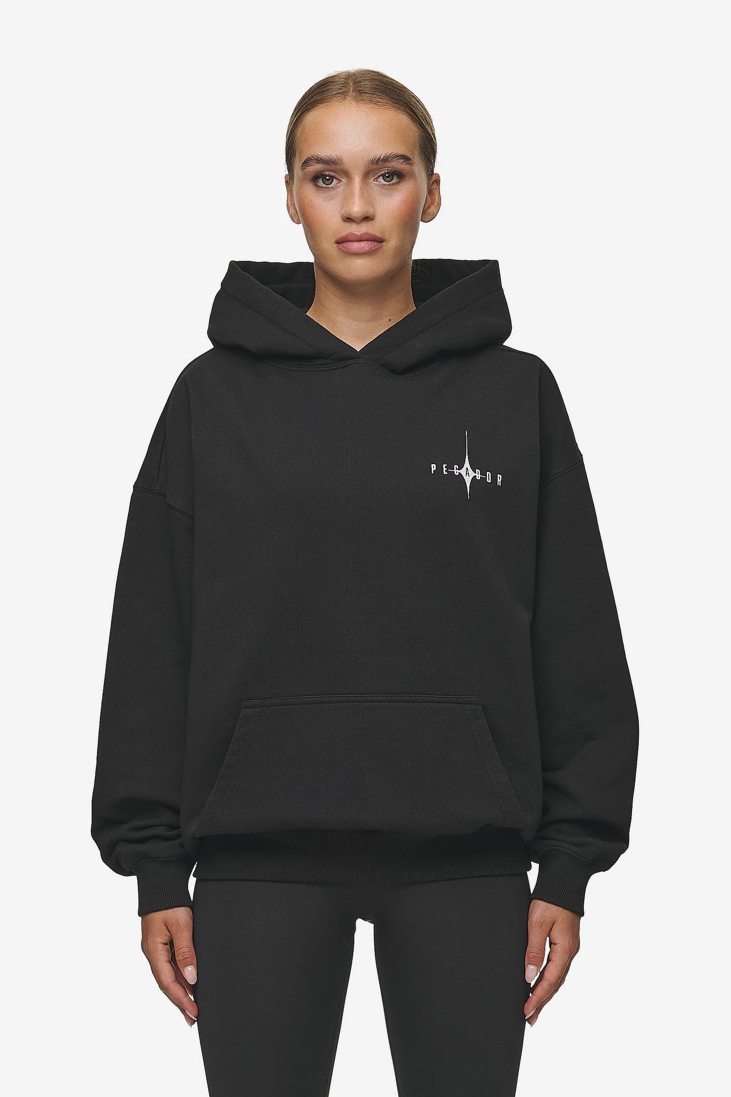 PEGADOR NENA OVERSIZED HOODIE WASHED BLACK WASHED BLACK Bild 4