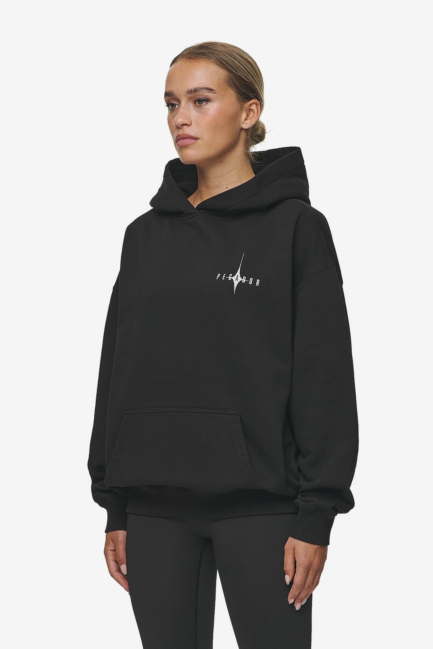 PEGADOR NENA OVERSIZED HOODIE WASHED BLACK WASHED BLACK Bild 5