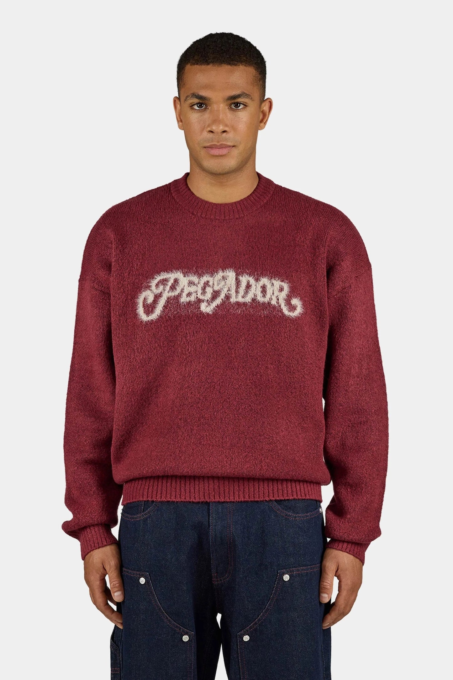 PEGADOR NEPOLE OVERSIZED KNIT SWEATER MAROON RED MAROON RED Bild 1