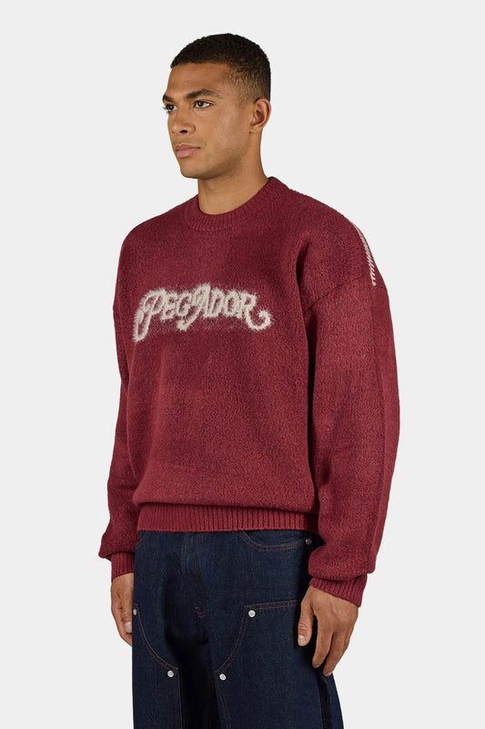 PEGADOR NEPOLE OVERSIZED KNIT SWEATER MAROON RED MAROON RED Bild 2