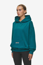 Load image into Gallery viewer, PEGADOR NISA OVERSIZED HOODIE WASHED URBAN TURQUOISE WASHED URBAN TURQUOISE Bild 4
