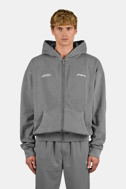 PEGADOR PECKERT OVERSIZEDSWEAT JACKET VINTAGE GREY VINTAGE GREY Bild 2