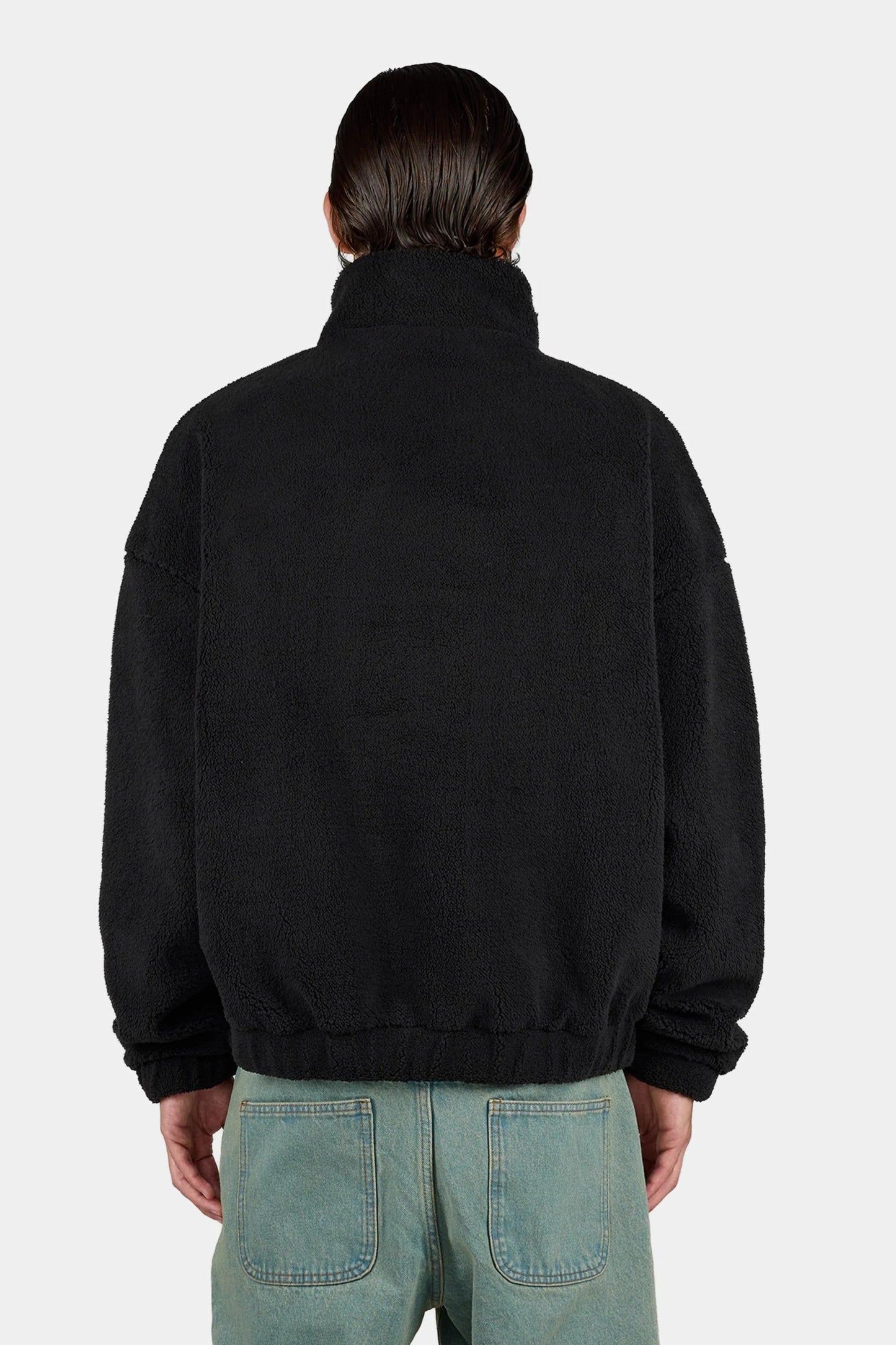 PEGADOR PUKA TEDDY HALF ZIP SWEATER BLACK BLACK Bild 4