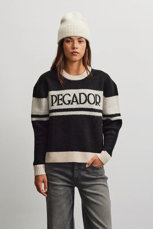 Rassa Knit Sweater BLACK CREAM BLACK CREAM Bild 1