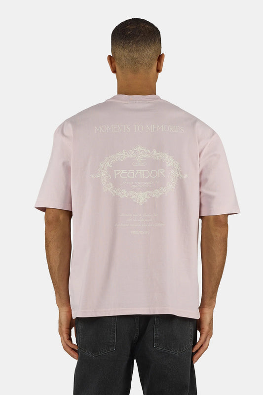 PEGADOR REINE OVERSIZED TEE WASHED POWDER PINK WASHED POWDER PINK Bild 1