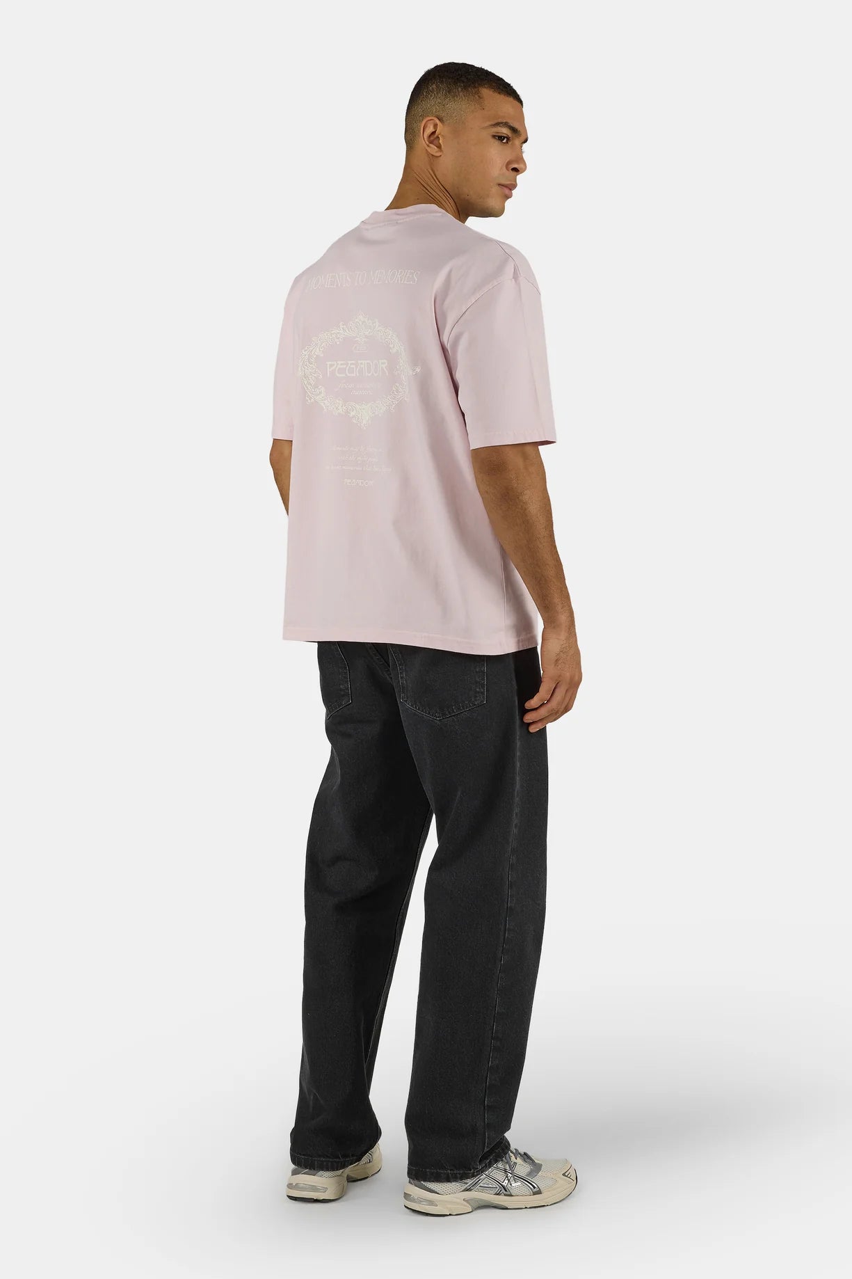PEGADOR REINE OVERSIZED TEE WASHED POWDER PINK WASHED POWDER PINK Bild 4