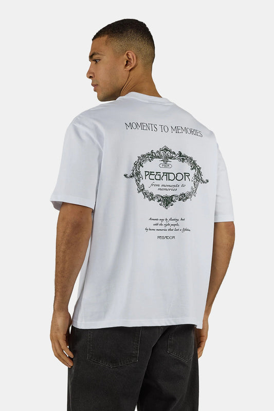 PEGADOR REINE OVERSIZED TEE WHITE WHITE Bild 1