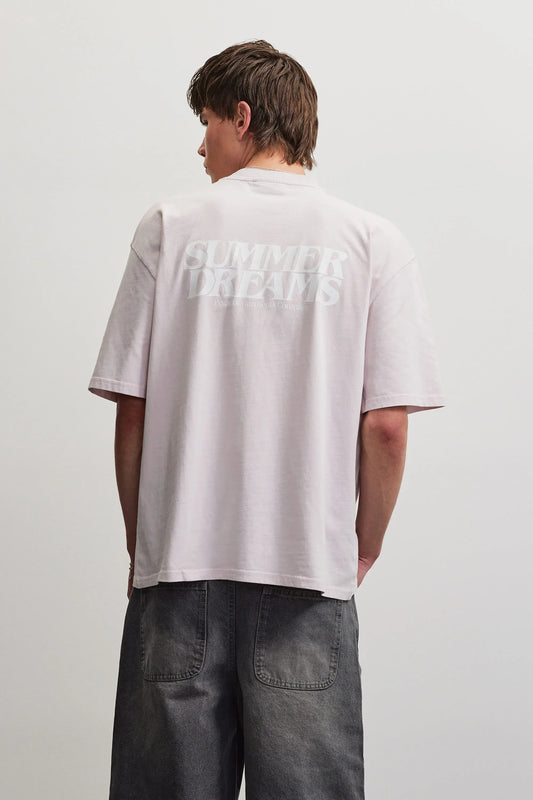 PEGADOR RIGA OVERSIZED TEE WASHED LIGHT LILAC WASHED LIGHT LILAC Bild 1