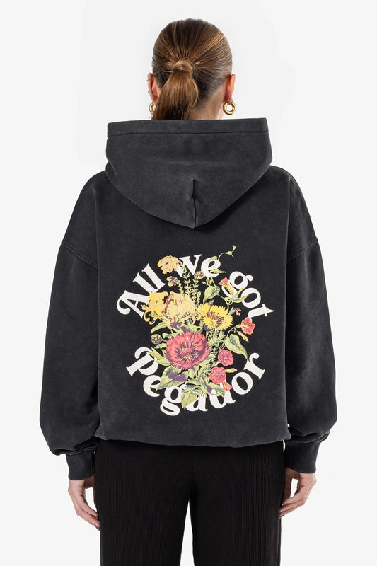 PEGADOR RITA OVERSIZED HOODIE VINTAGE BLACK VINTAGE BLACK Bild 1