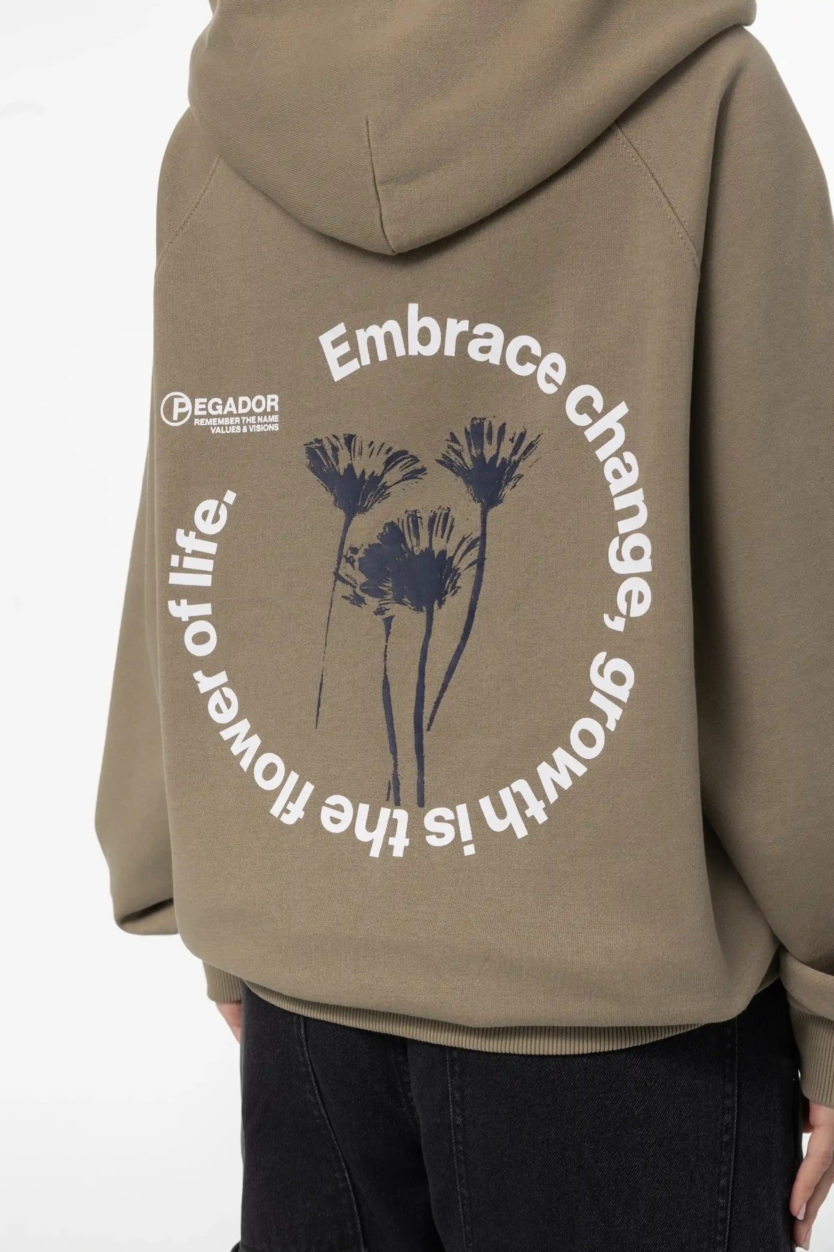PEGADOR ROYA OVERSIZED RAGLAN HOODIE WASHED DESERT TAUPE WASHED DESERT TAUPE Bild 5