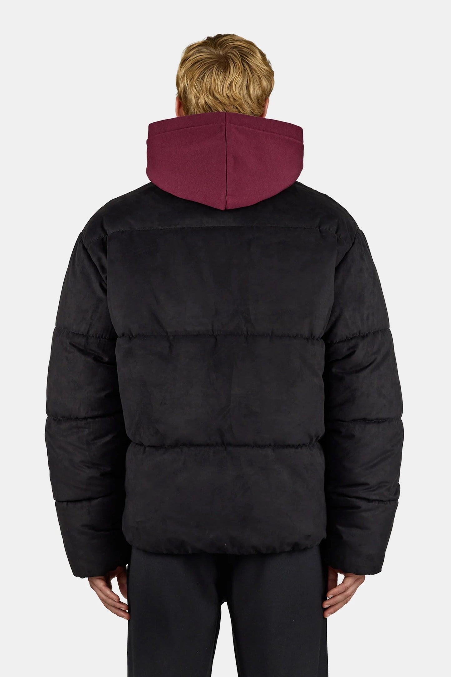 PEGADOR SIDAN VELOUR PUFFER JACKET BLACK BLACK / WHITE Bild 6