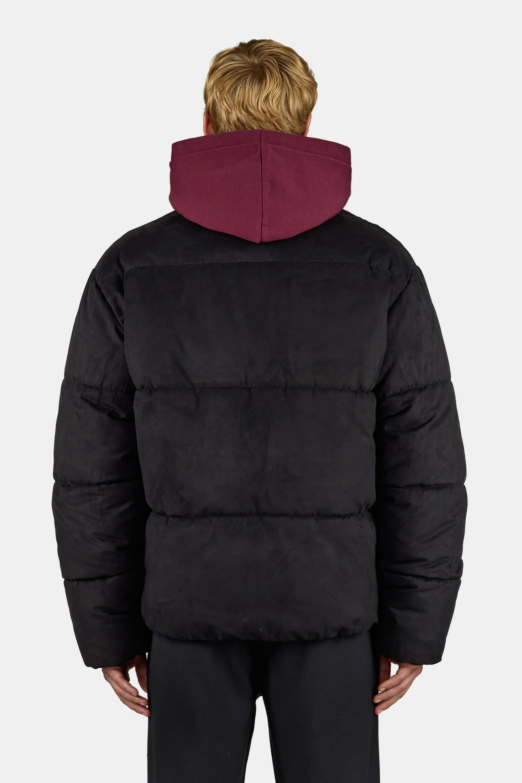 PEGADOR SIDAN VELOUR PUFFER JACKET BLACK BLACK / WHITE Bild 6
