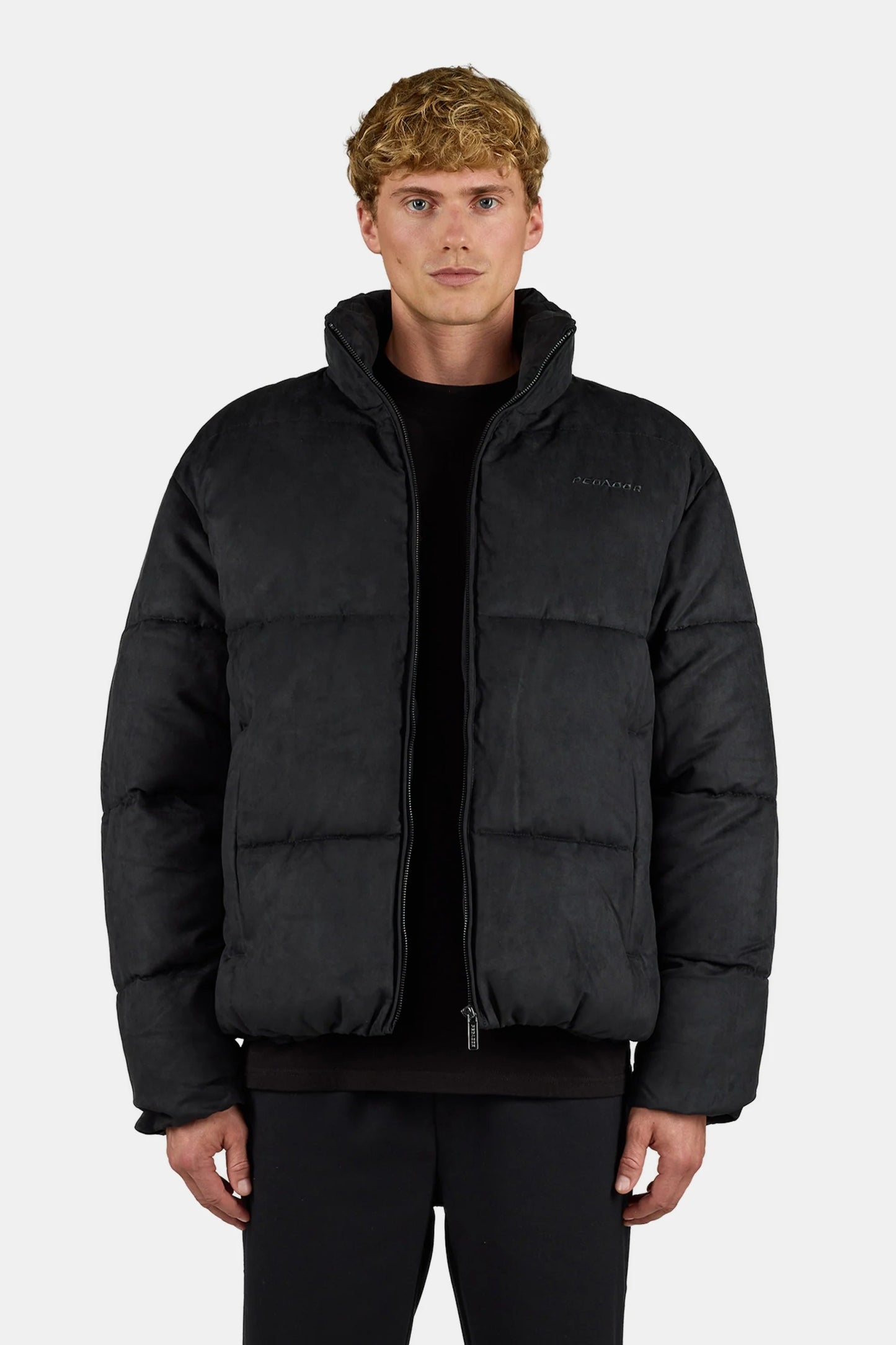 PEGADOR SIDAN VELOUR PUFFER JACKET BLACK BLACK Bild 1