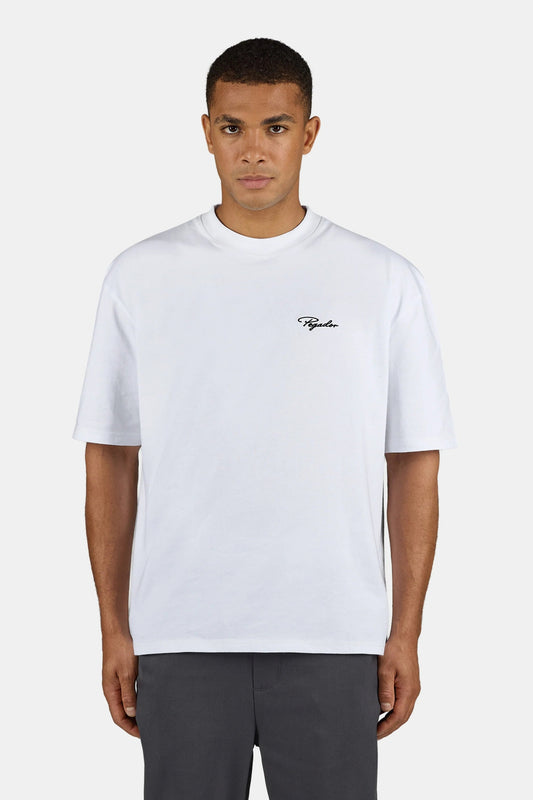 PEGADOR SIGNAR OVERSIZED TEE WHITE WHITE BLACK Bild 1