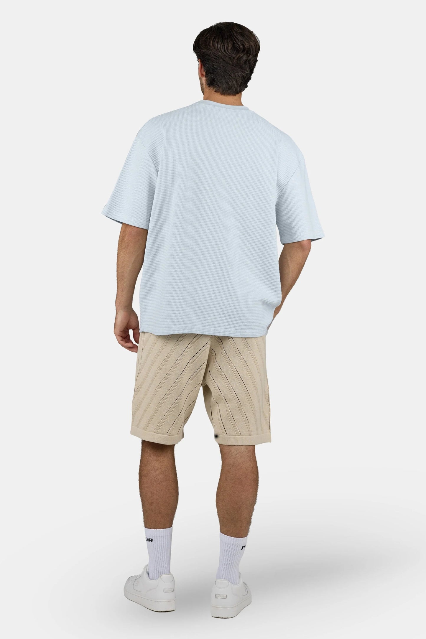 PEGADOR SIGNAR OVERSIZED WAFFLE TEE WASHED DREAM BLUE WASHED DREAM BLUE WHITE WASHED DREAM BLUE WHI Bild 3