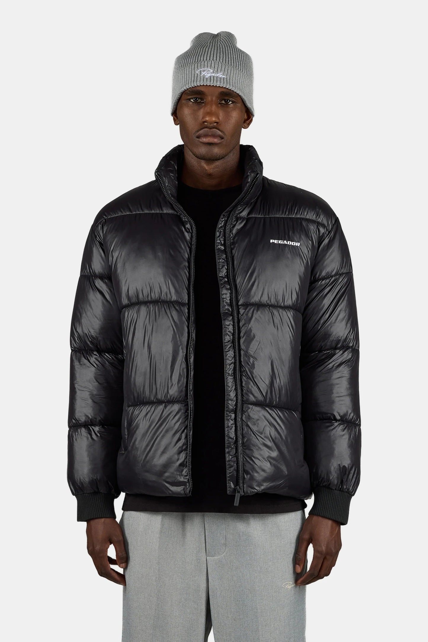 PEGADOR SOLIN LIGHT GLOSSY PUFFER JACKET BLACK Bild 1