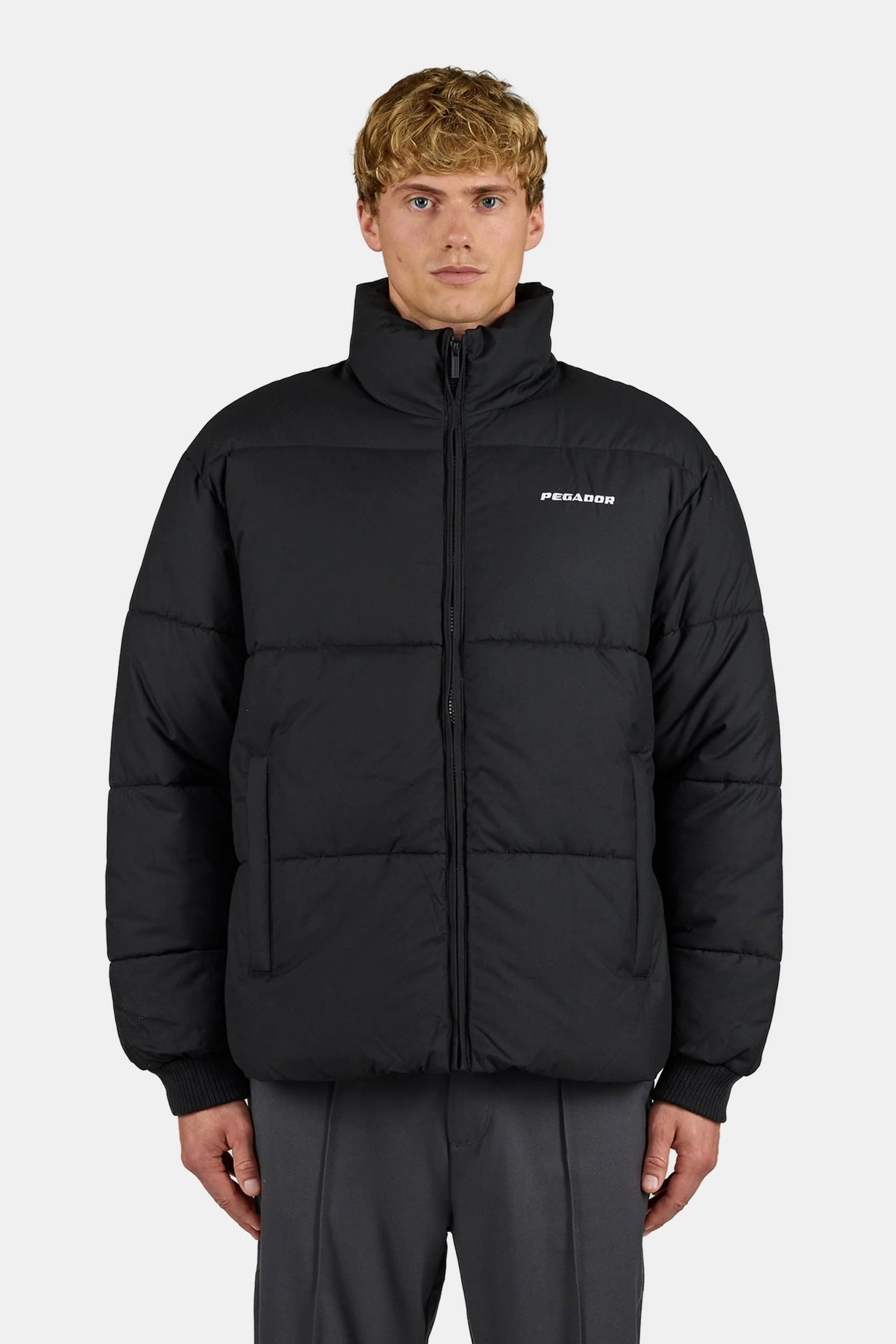 PEGADOR SOLIN PUFFER JACKET BLACK BLACK Bild 4