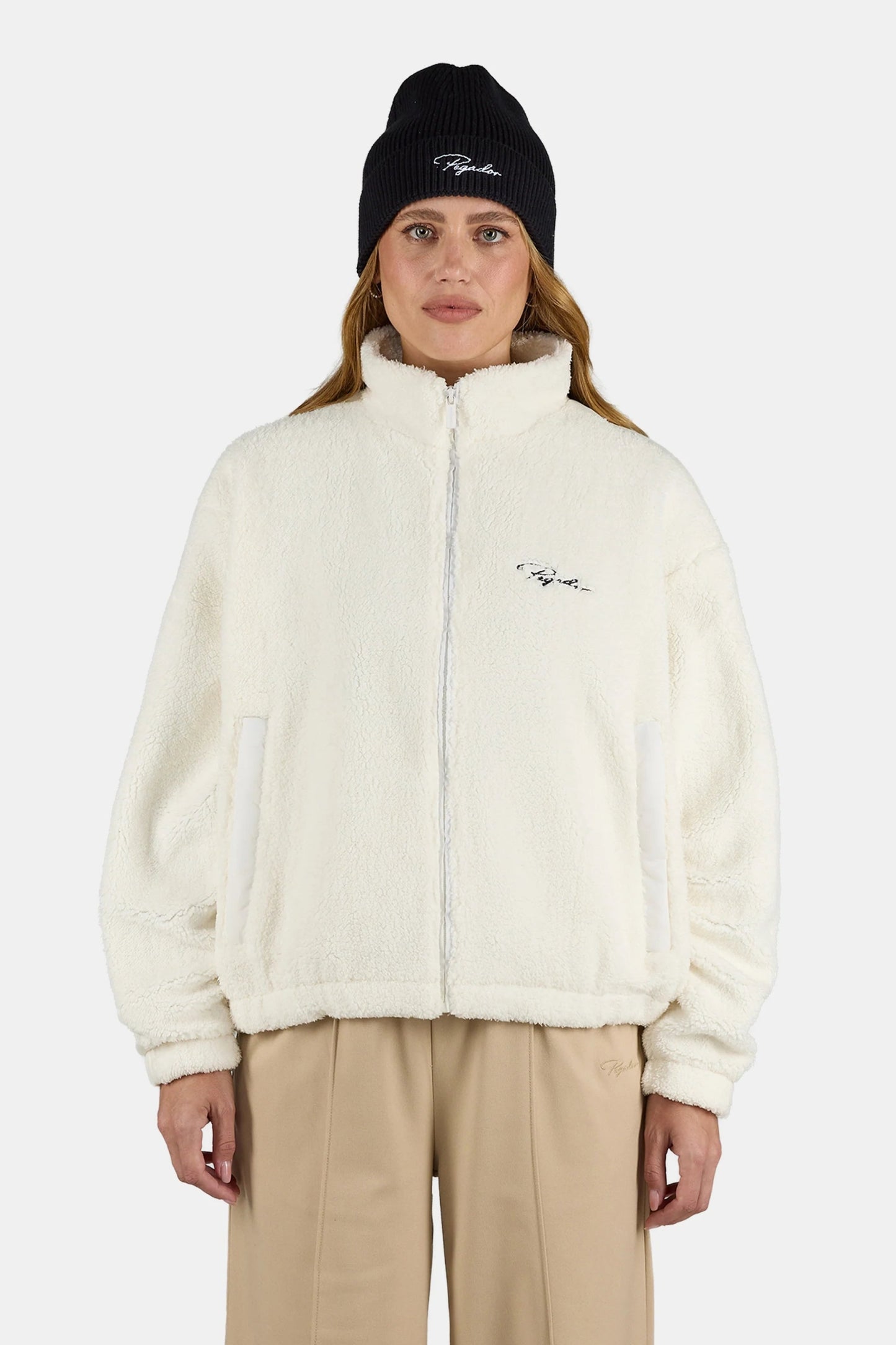 PEGADOR TAMSIN TEDDY JACKET WARM WHITE WARM WHITE Bild 4