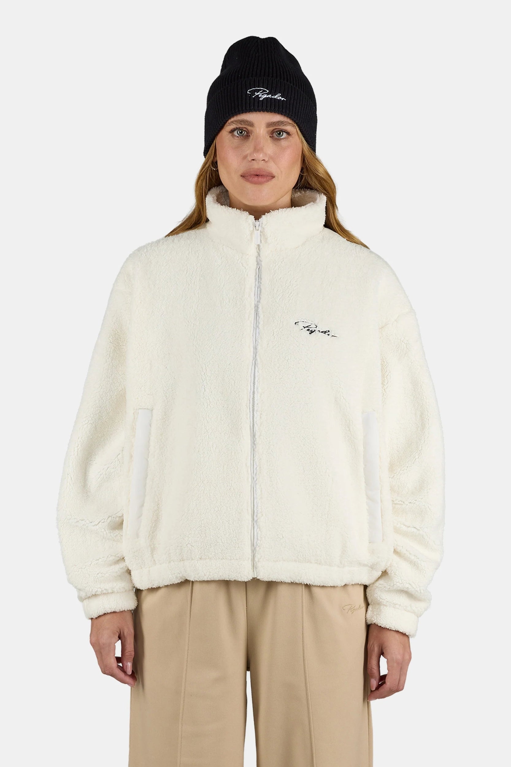 PEGADOR TAMSIN TEDDY JACKET WARM WHITE WARM WHITE Bild 4