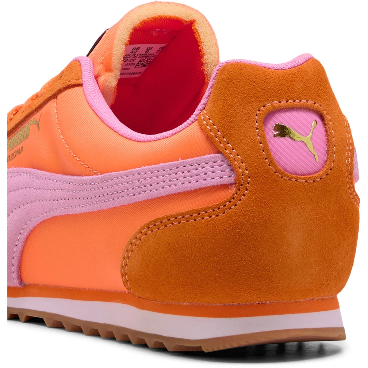 PUMA ARIZONA NYLON ORANGE GLO-POISED PINK-PUMA GOLD Bild 6