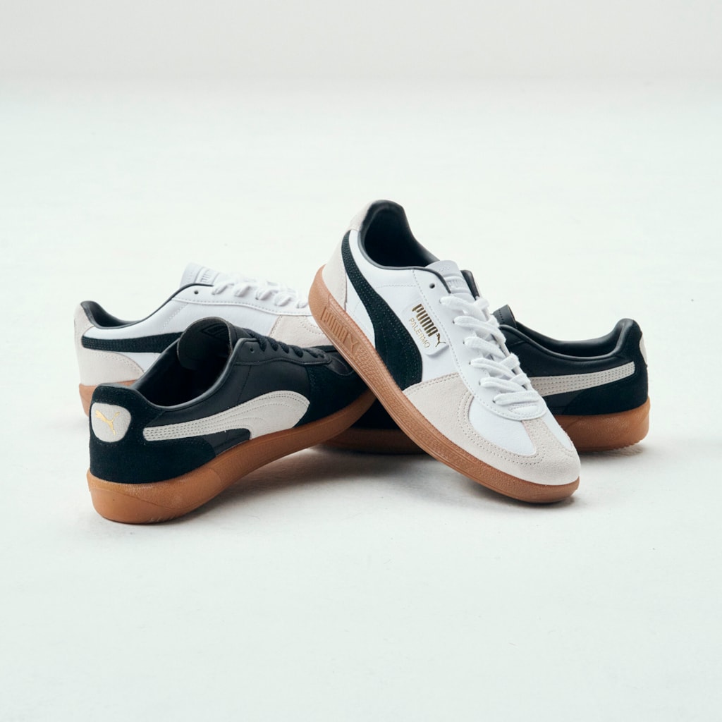 PUMA PALERMO LTH PUMA WHITE-VAPOR GRAY-GUM Bild 3