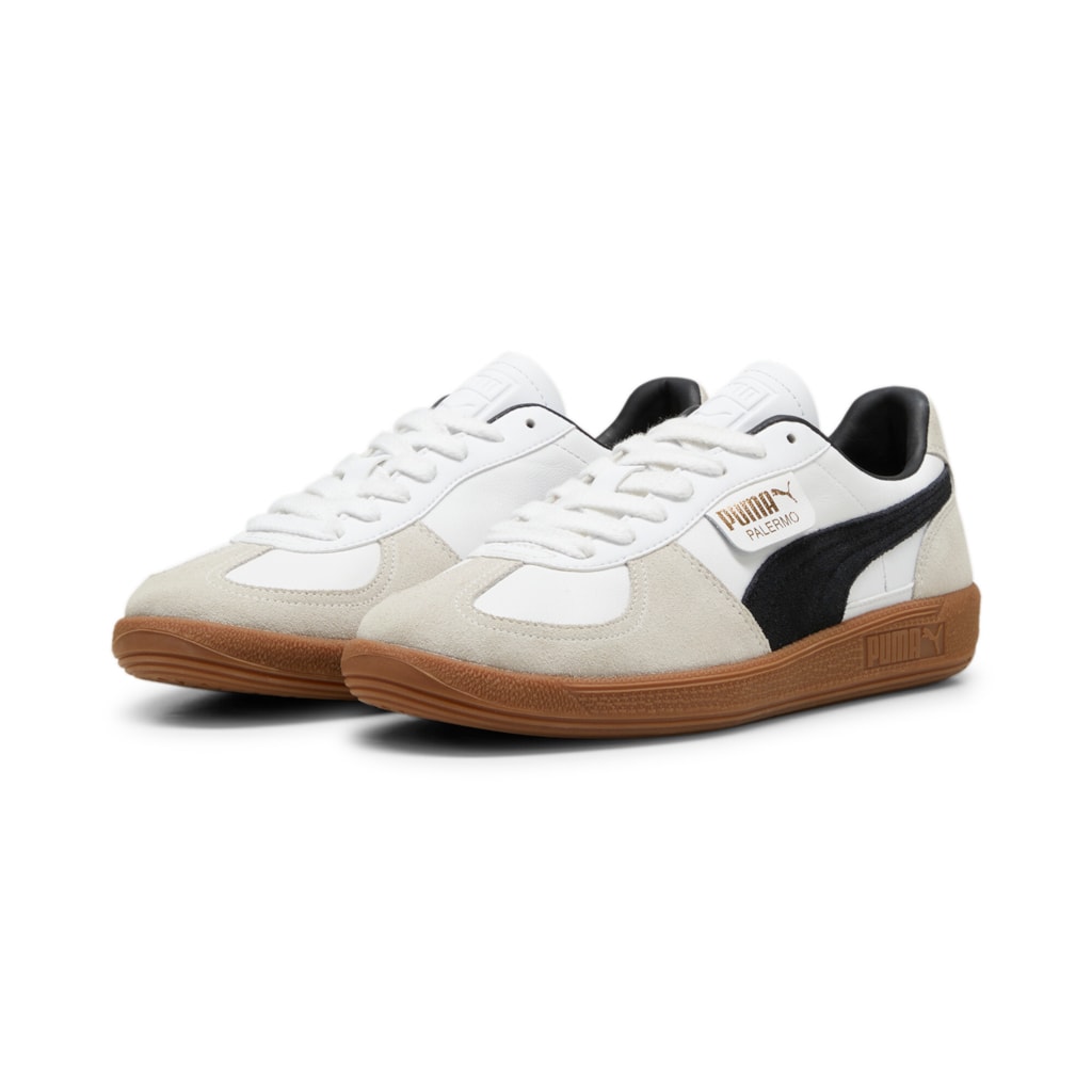 PUMA PALERMO LTH PUMA WHITE-VAPOR GRAY-GUM Bild 5