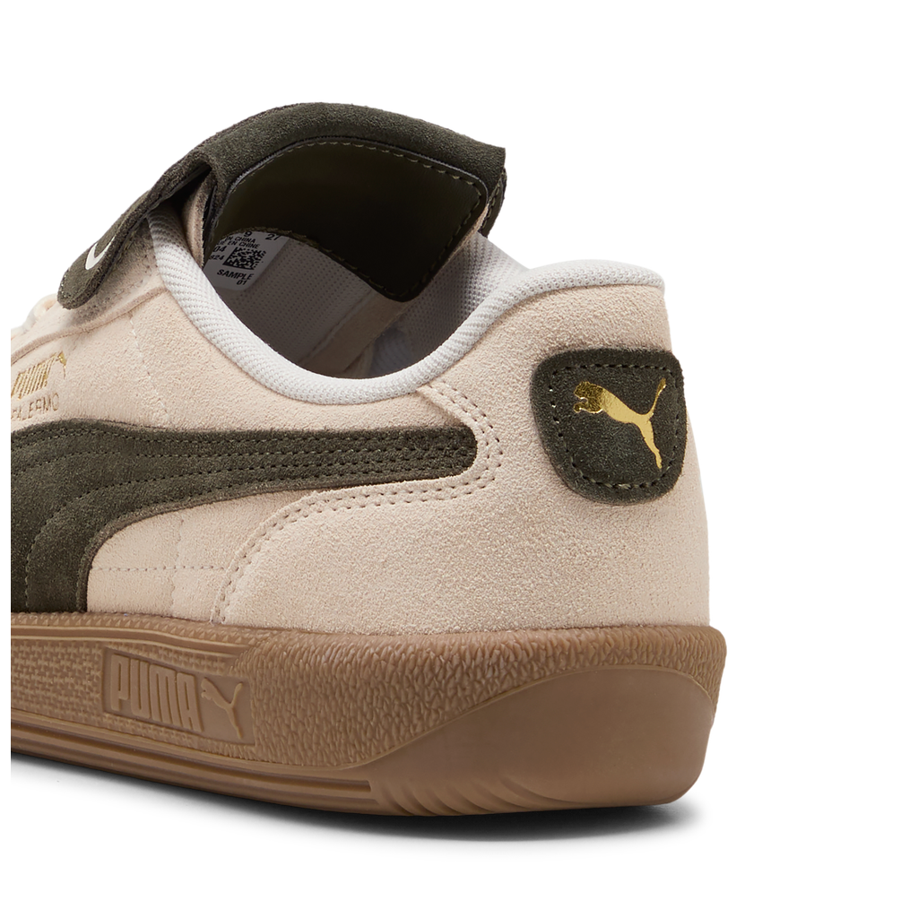 PUMA PALERMO PREMIUM SUEDE ALPINE SNOW-DARK OLIVE-PUMA GOLD Bild 4