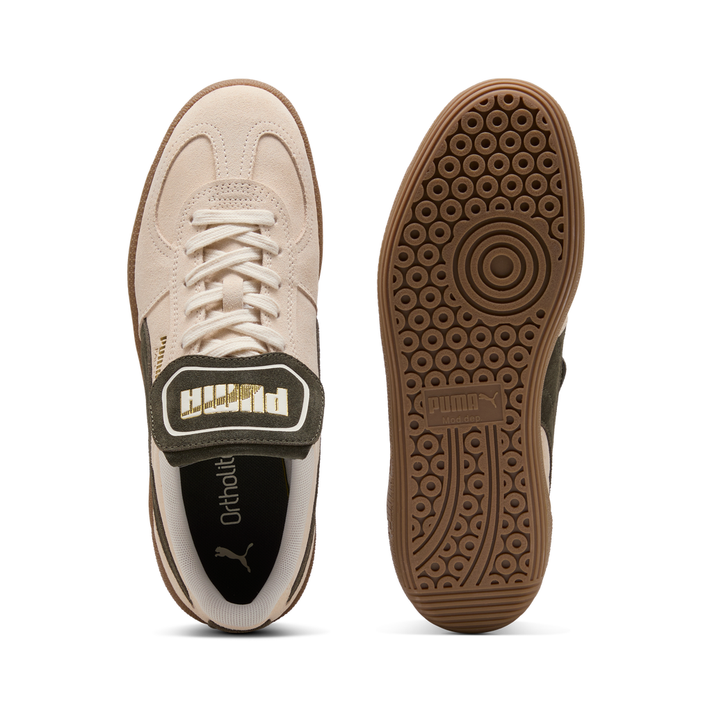 PUMA PALERMO PREMIUM SUEDE ALPINE SNOW-DARK OLIVE-PUMA GOLD Bild 5