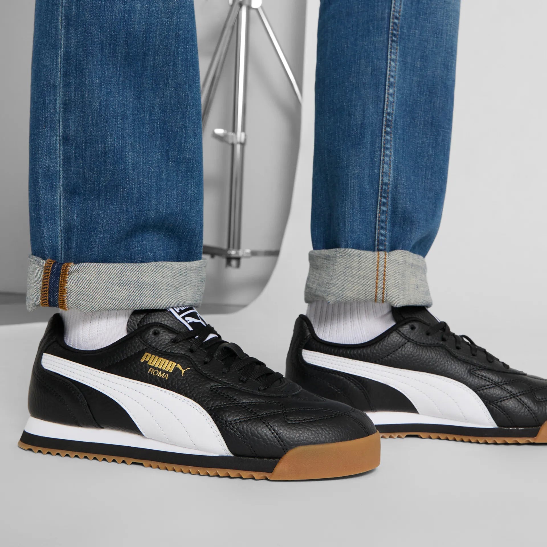 PUMA ROMA ANNIVERSARIO PUMA BLACK-PUMA WHITE-PUMA TEAM GOLD Bild 4