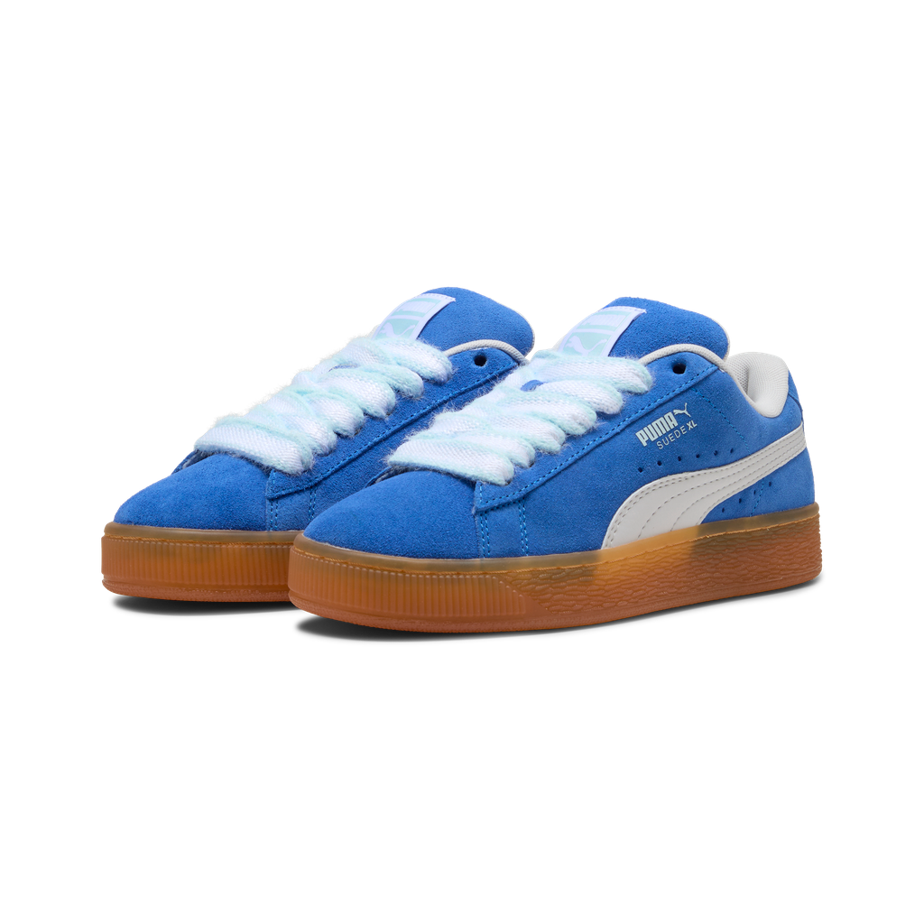 PUMA SUEDE XL LACES INTEREST MOUNTAIN BLUE-CARAMEL LATTE Bild 2