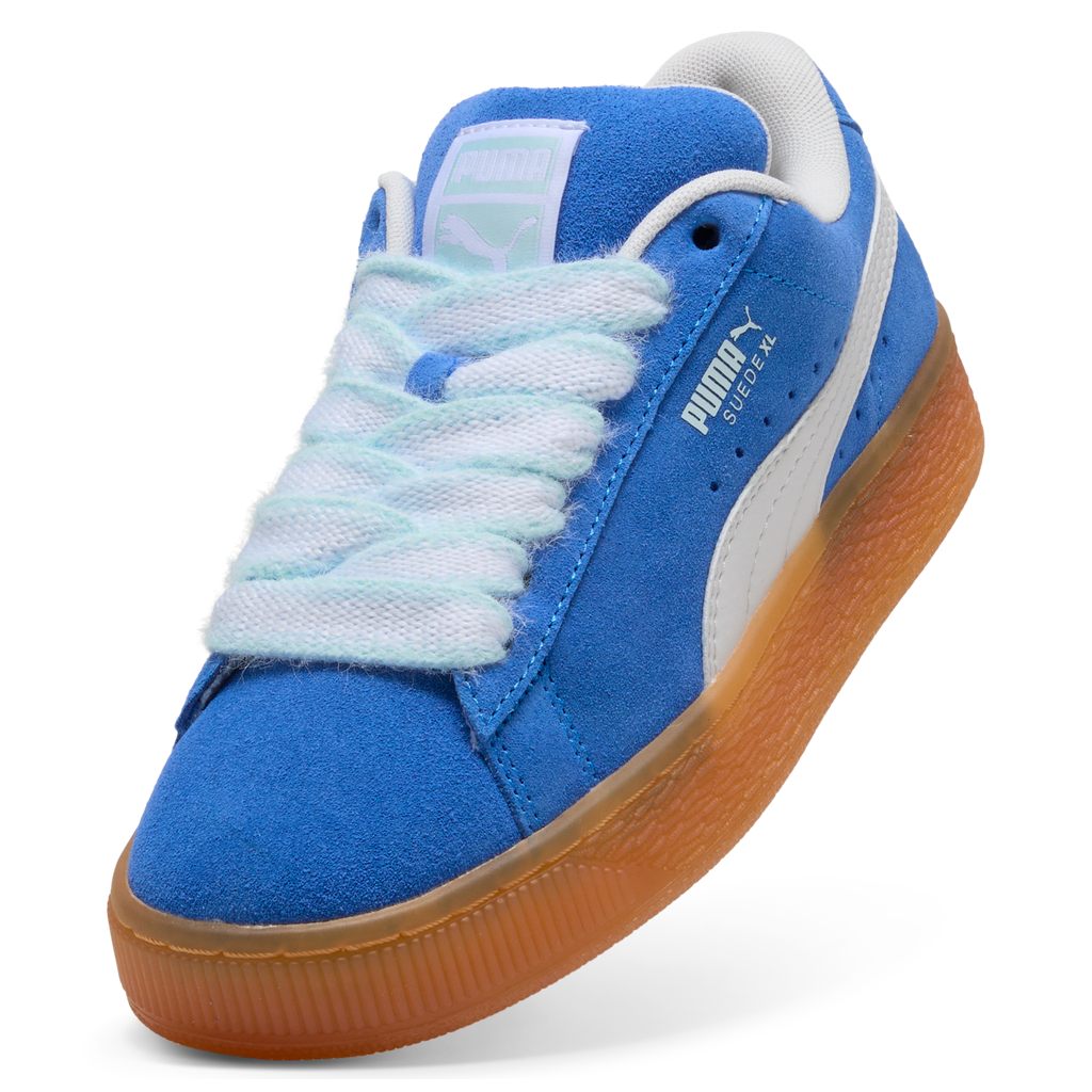PUMA SUEDE XL LACES INTEREST MOUNTAIN BLUE-CARAMEL LATTE Bild 4