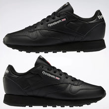 Lade das Bild in den Galerie-Viewer, REEBOK CLASSIC LEATHER CBLACK/CBLACK/PUGRY5 Bild 4
