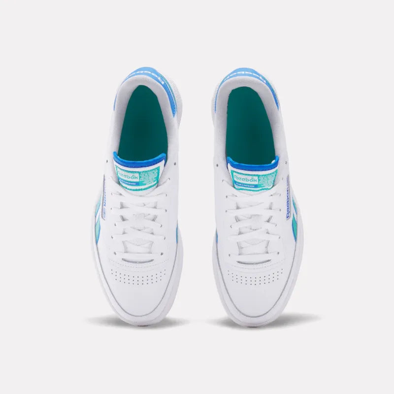 REEBOK CLUB C REVENGE WHITE/KINETICBLUE/UNLSHEDGREEN Bild 4