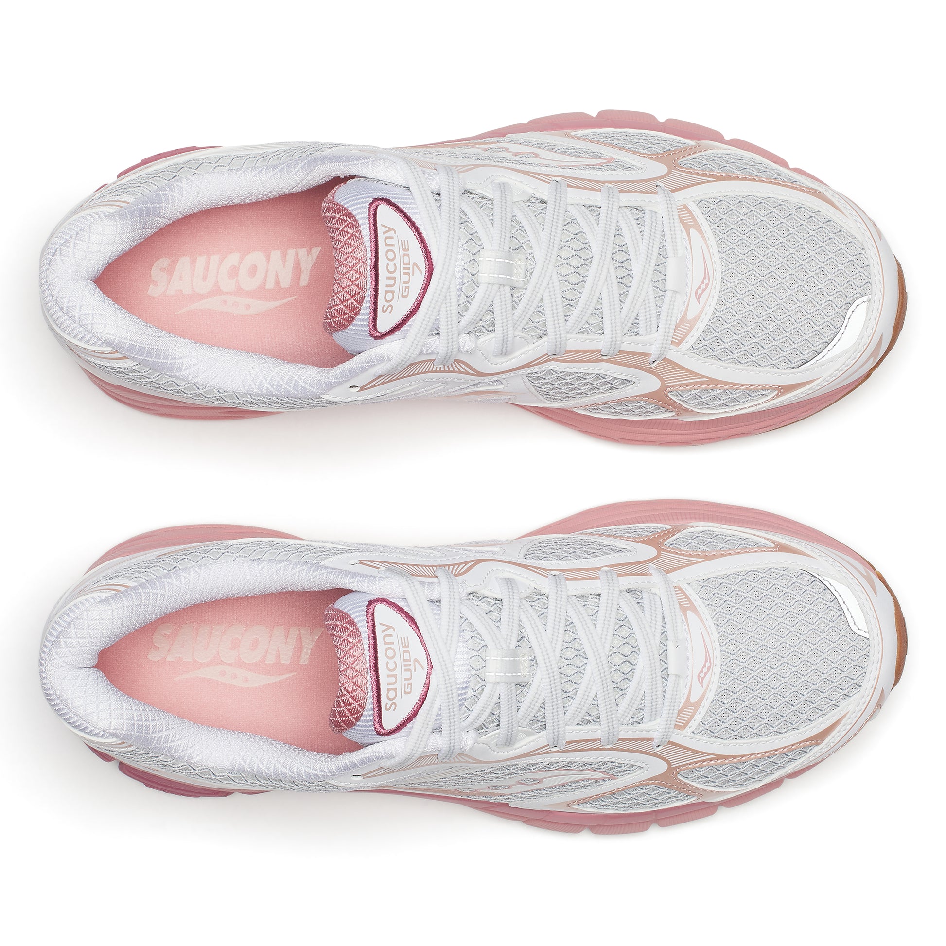 SAUCONY PROGRID GUIDE 7 WHITE/PEACH Bild 3