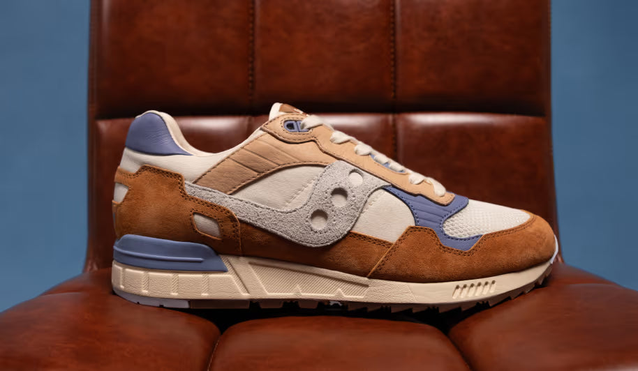 SAUCONY SHADOW 5000 PREMIUM LIGHT BEIGE/RUST Bild 3