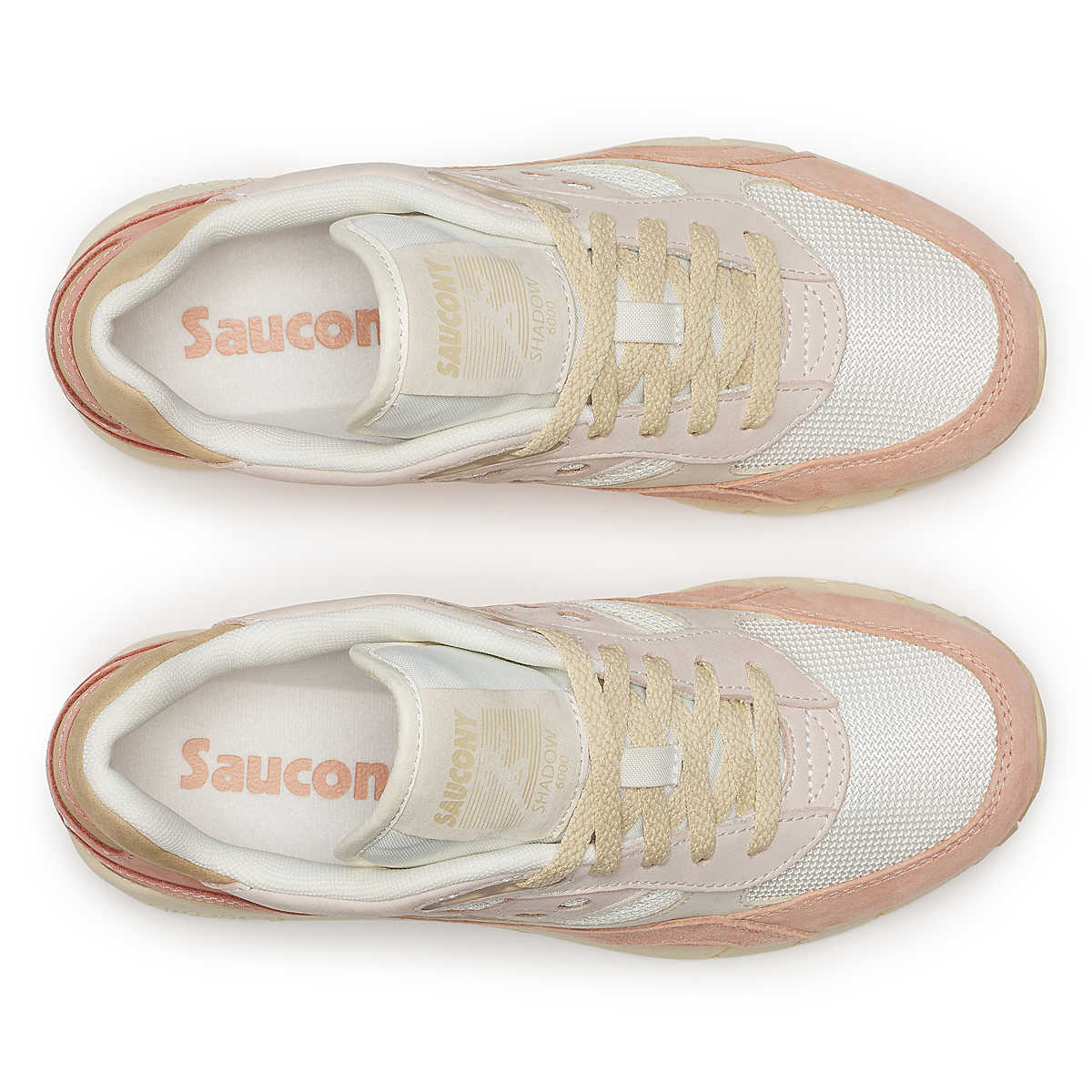 SAUCONY SHADOW 6000 CRAFTED OFF WHITE/PEACH Bild 3