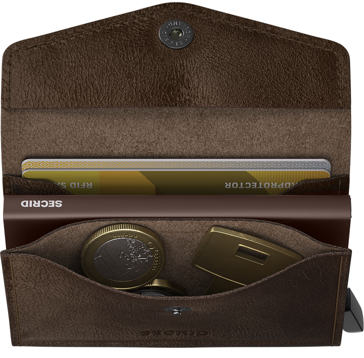 SECRID ENVELOPE WALLET VINTAGE CHOCOLATE CHOCOLATE Bild 2