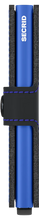 Lade das Bild in den Galerie-Viewer, MINIWALLET MATTE BLACK &amp; BLUE BLACK &amp; BLUE Bild 2
