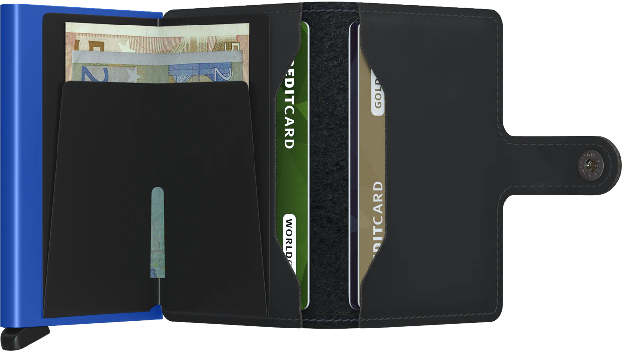 MINIWALLET MATTE BLACK & BLUE BLACK & BLUE Bild 4