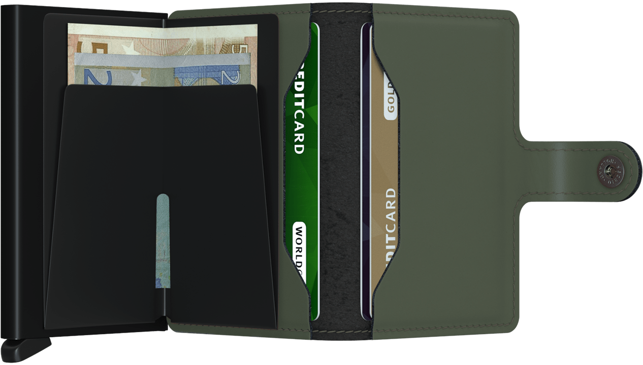 SECRID MINIWALLET MATTE GREEN-BLACK GREEN-BLACK Bild 2