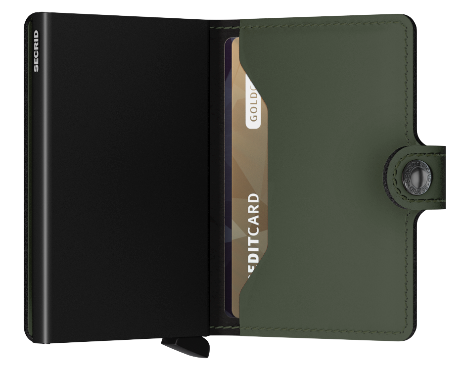 SECRID MINIWALLET MATTE GREEN-BLACK GREEN-BLACK Bild 3