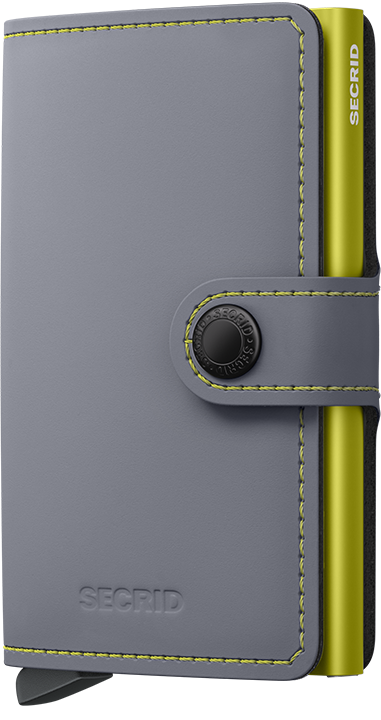MINIWALLET MATTE GREY/LIME GREY & LIME Bild 1