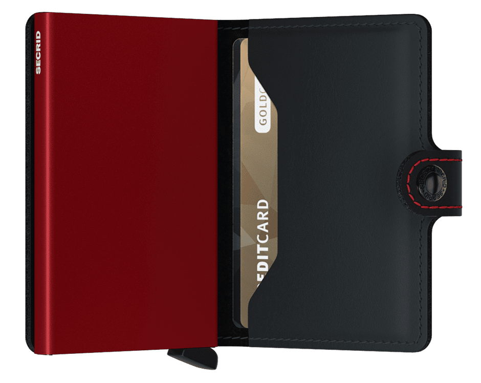 MINIWALLET MATTE BLACK & RED Bild 4