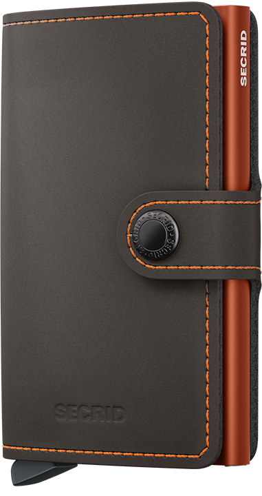 SECRID MINIWALLET MATTE TRUFFLE & ORANGE TRUFFLE & ORANGE Bild 1
