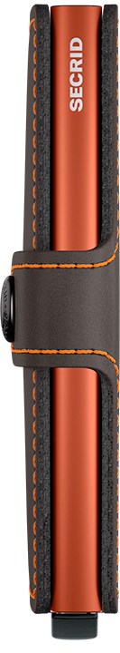 SECRID MINIWALLET MATTE TRUFFLE & ORANGE TRUFFLE & ORANGE Bild 3